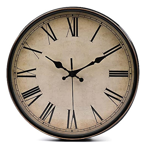 Reloj De Pared Yesland De 11'' - Silencioso, Sin Tictac - Di