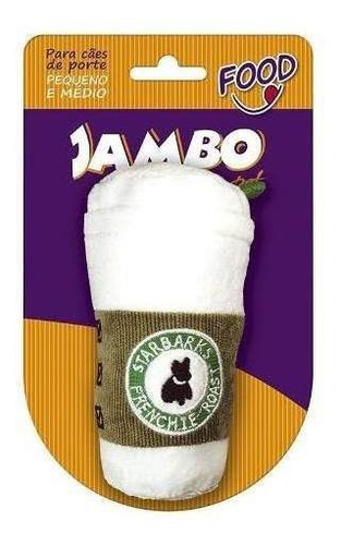 Imagem 1 de 4 de Brinquedo Para Cachorros Pelucia Starbarks Branco Pq