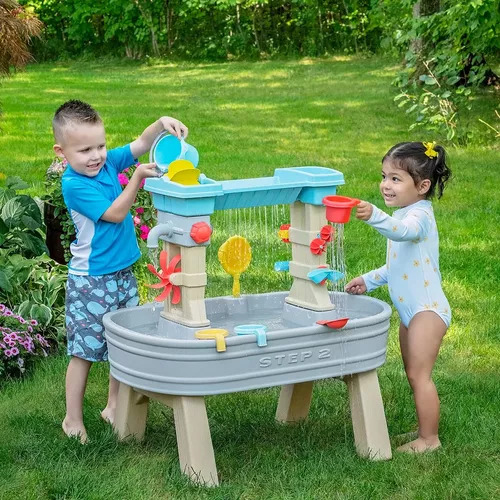 Step 2 Showers Splash Tower Water Table Mesa De Agua