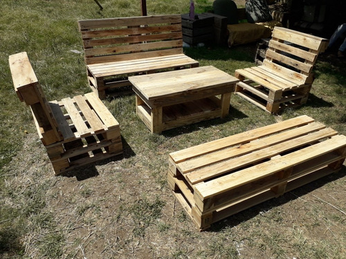 Imagen 8 de 9 de Juego De Jardín En Pallets