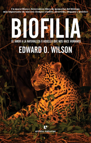 Libro Biofilia - Wilson, Edward