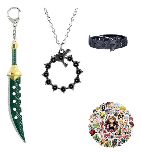 Collar Meliodas   Collar Y Llavero De Anime Para Cosplay  Aj