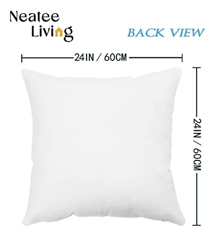 Juego De 4 Fundas De Almohada 60 X 60 Cm Flores