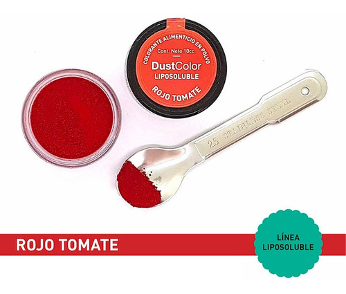 Colorante En Polvo Liposoluble Rojo Tomate