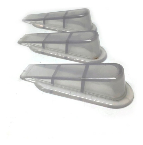 Imagen 1 de 5 de Topes Plásticos Transparentes Para Puerta X 8 Unidades
