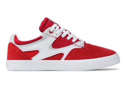 Tenis Dc  Hombre Kalis Vulc Leather Skate Rojo Adys300569rdw