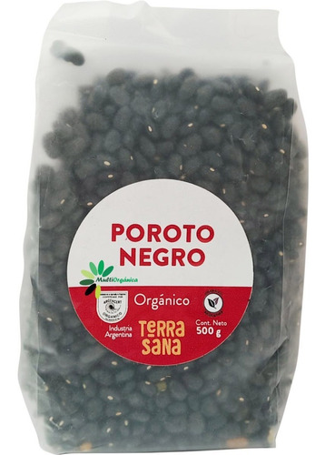 Porotos Negros Orgánicos Terrasana Terra Sana Organica Negro - 500 g - Paquete - Unidad - 1