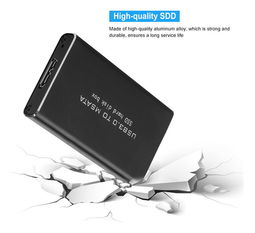 Disco Duro Msata Mini Pci-e Ssd Con Carcasa De Disco Duro