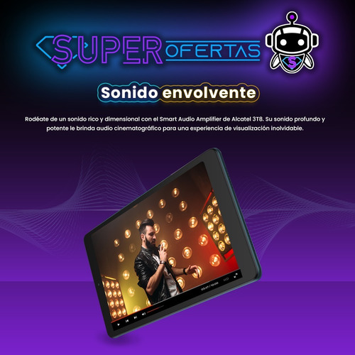 Tablet Alcatel 3t8 4g Lte + 32gb + R E G A L O = Samsung Tab