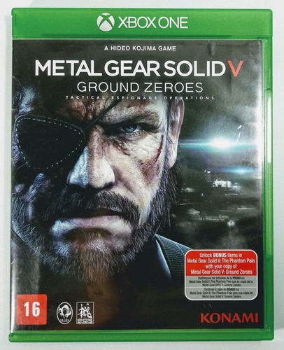 Jogo Para Console Metal Gear Solid: Ground Zeroes - Xbox One