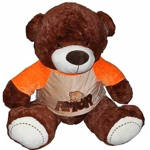 Peluches Gigante Oso 80 Cm Sentado Regalo Amor Pl-0-102