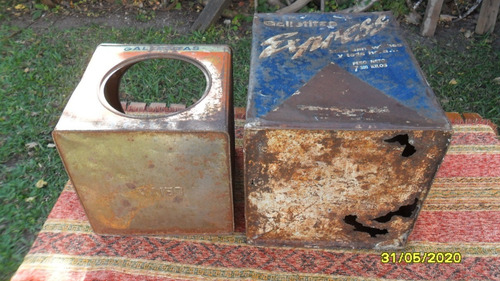 Lote 2 Antiguas Latas Galletitas Express Y Leiva C Detalles