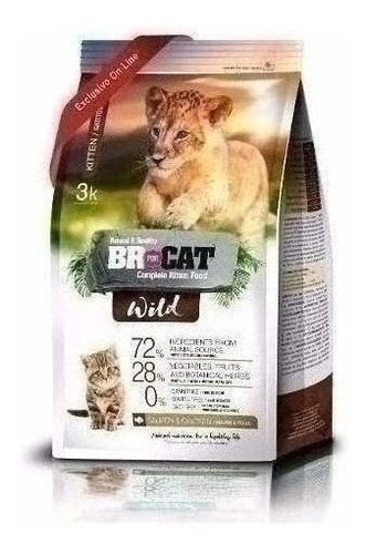 Br For Cat Wild Kitten - 3 Kg