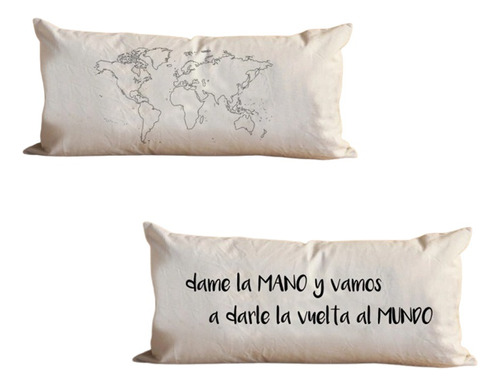 Almohadones Con Frases 60x30