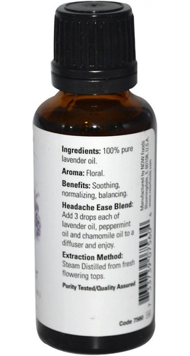 Aceite Esencial De Lavanda Francesa 100% Puro 10ml De Usa