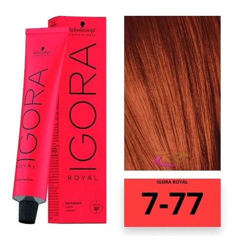 Tintura Igora Royal Schwarzkopf  60grs. 8-77 7-77 6-77 0-77