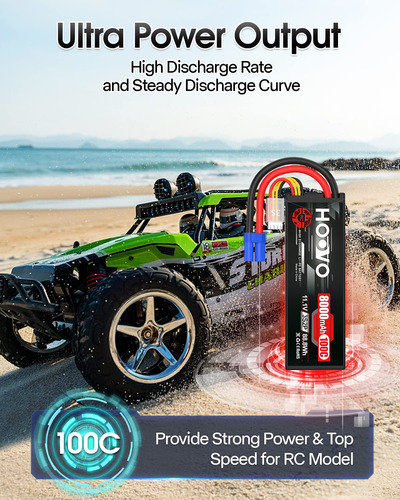 Batería De Lipo Hoovo 3s 11.1v 8000mah 100c Batería De Rc