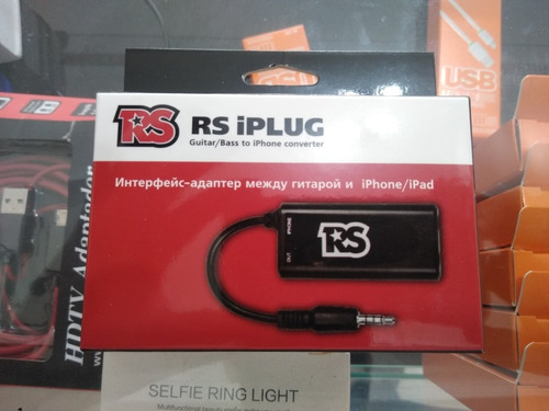 Interface Áudio iPad iPhone Live Stream Irig Guitar Violão