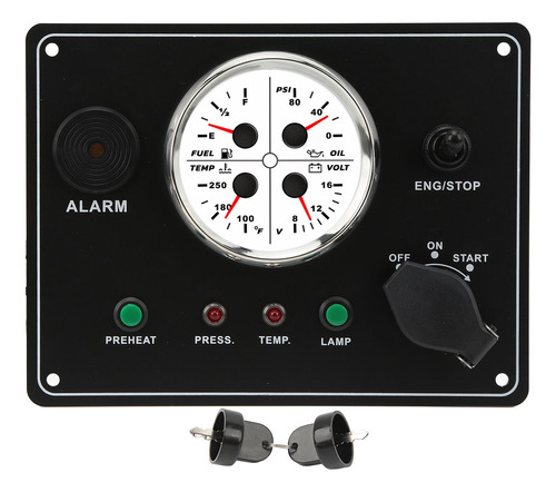 Panel De Control Central De Alarma Rv 4 En 1, Tablero De Ins