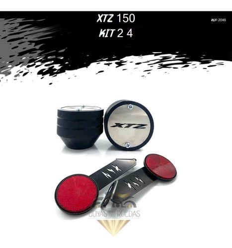 Kit 2 4 Partes Lujo Lujos Moto Xtz 150