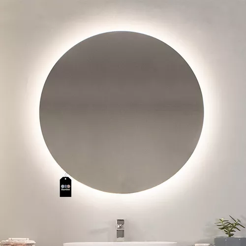 Lampara Luz Led Pared Espejo 4 Mm Baño 60 Cm Redondo Moderno