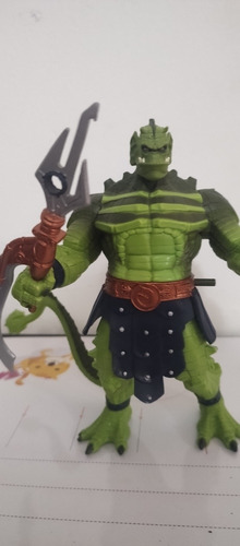 Whilplash Heman 200x Hombre Lagarto Mattel 2002 (Usado)