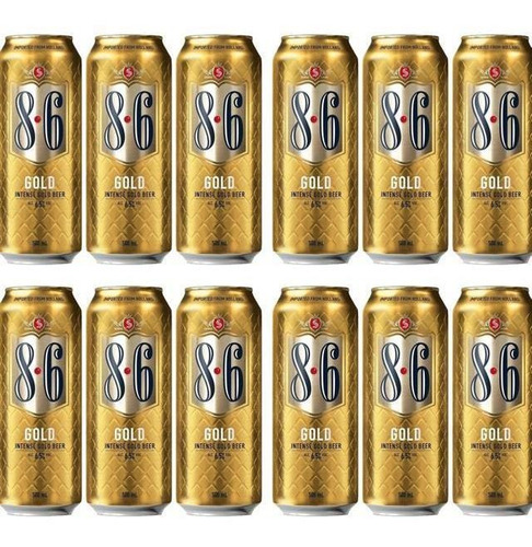 Cerveza Bavaria 8.6 Gold Lata 500ml Holanda Pack X12 Cuotas