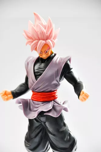 Boneco Dragon Ball Z - Goku Black Grande Cabelo Rosa - Super Size