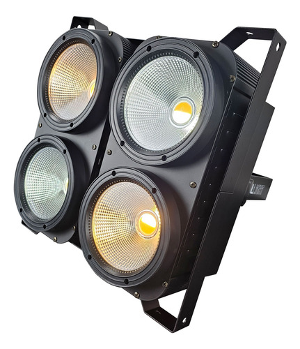 Mini Brut 400w Led 4 Lâmpadas Case C/ 5 - Branco Quente/frio