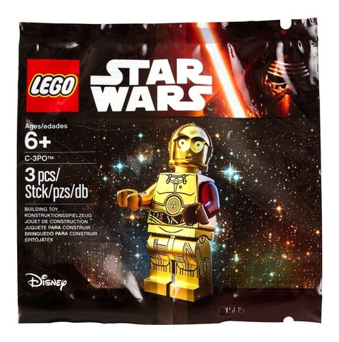 Lego Star Wars C3po Polybag 5002948 Red Arm