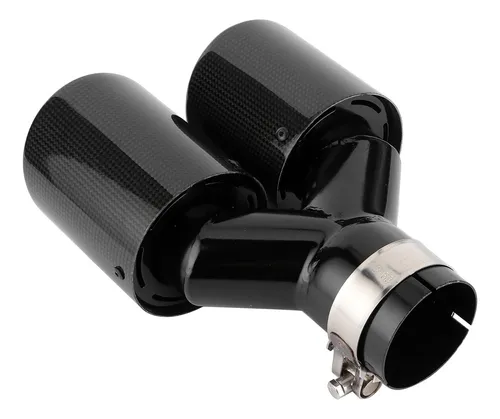 comprar Tubo De Escape De Fibra De Carbono De Doble Cola, Doble Cola
