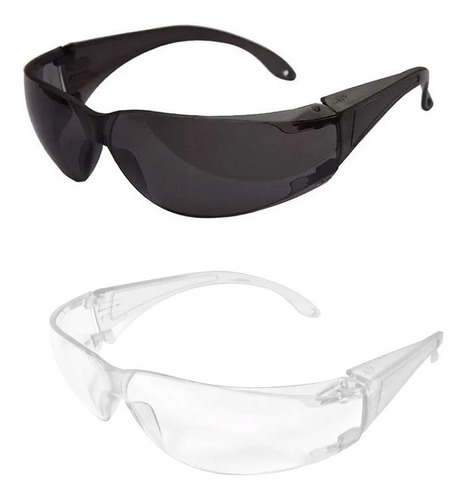 Kit 100 Oculos De Proteção Epi Segurança Leopardo Oval