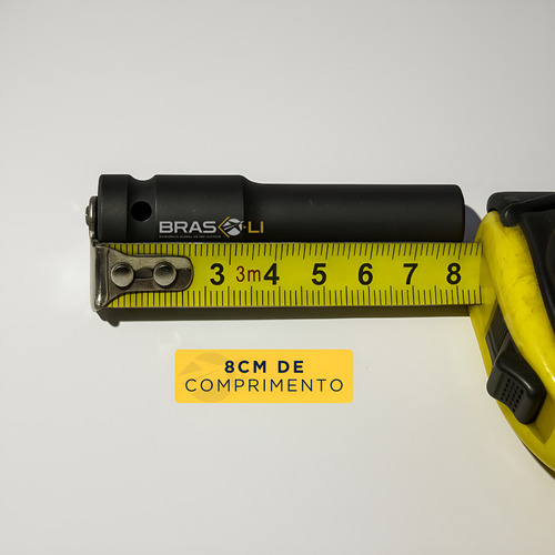 Soquete Impacto Longo 13mm 1/2 Pol Cr-mo Sextavado Rotta376