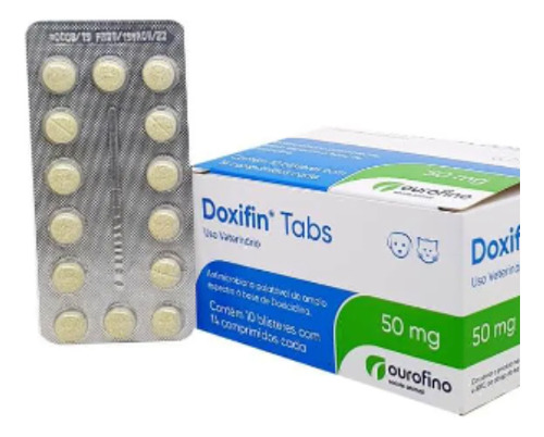 Doxifin Tabs 50mg Blister C/14 Comprimidos sem Sabor