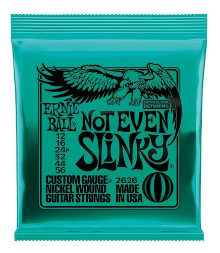 Encordoamento Ernie Ball Guitarra Not Even Slinky 012 Custom