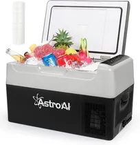 Comprar Astroai Refrigerador Portátil 22l 12v, Refrigerador Para Acampar Con Congelador De 12 V Con 12\u002F24 V Cc Y 110 V Ca Para Automóvil, Camión, Furgoneta, Bote Para Acampar regalo de Navidad Año Nuevo