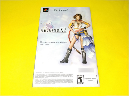 Final Fantasy X Ps2 Playstation 2 *original* (Usado)