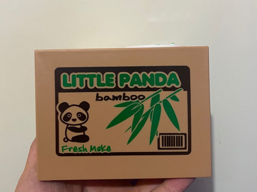 Alcancia Little Panda Traga Monedas Electronico Con Sonido