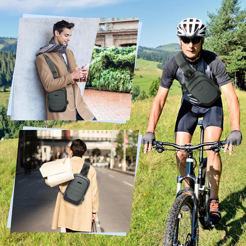 Mochila Cruzada Para Hombre Antirrobo Bolso Para Hombre