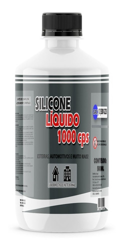 Silicone Líquido V1000 Oleo Puro Para Uso Indutrial 500ml