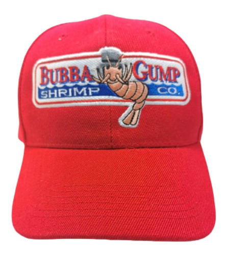 Imagen 1 de 4 de Gorra Forrest Gump Roja Bubba Gump Shrimp Co. Envio Gratis!