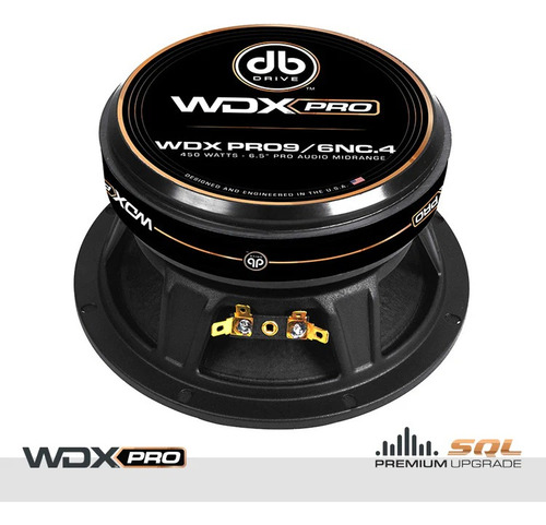 Medios Rangos / Bajos 6.5 PLG Db Drive Wdxpro9/6nc.4 Wdx Pro