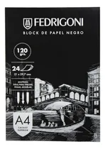 Comprar Block De 24 Hojas A4 De Papel Negro 120 Gr Modelado Dibujo