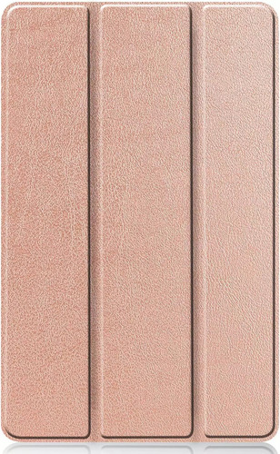 Mica + Funda Smart Case Para Galaxy Tab S6 Lite P610 P615 Color Rosa Oro