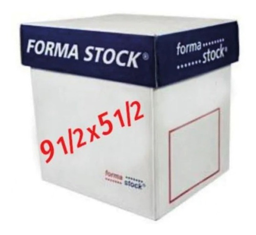 Papel Formastock Blanco 9.5 X 5.5 3tanto C/1000 Tb0012 /vc