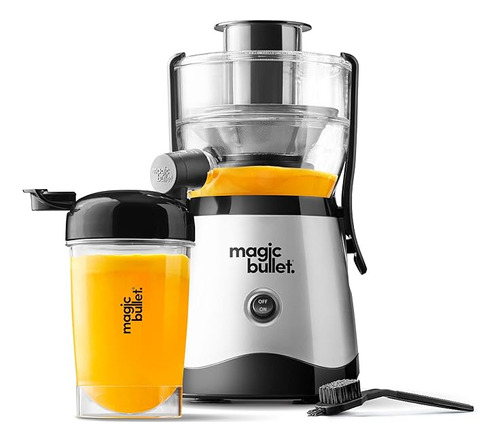 Magic Bullet Mini Exprimidor Con Negro Y Plateado