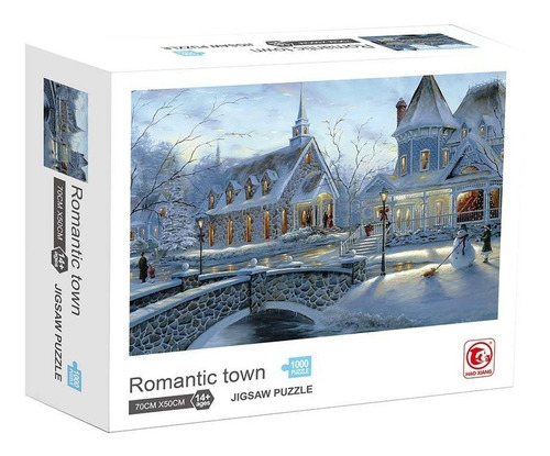 Puzzle 1000 Piezas Romantic Town Ft464 Casa Valente