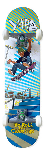 Skate Street Skateboard De Anime Abec 5 Montado