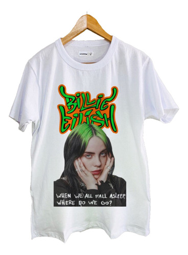 Remeras Estampadas Dtg Full Hd Billie Eilish Musica 