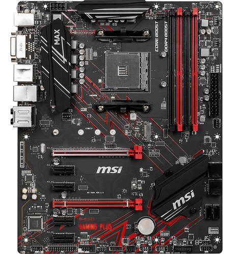 Placa Base De Escritorio Msi B450 Gaming Plus Am4 Ddr4